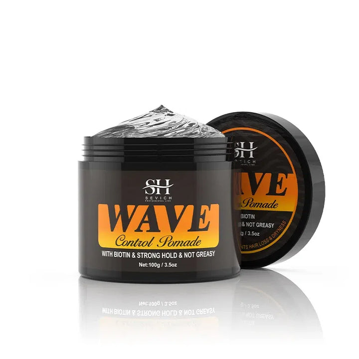 360 Wave Pomade for Strong-Hold, Non-Greasy Control