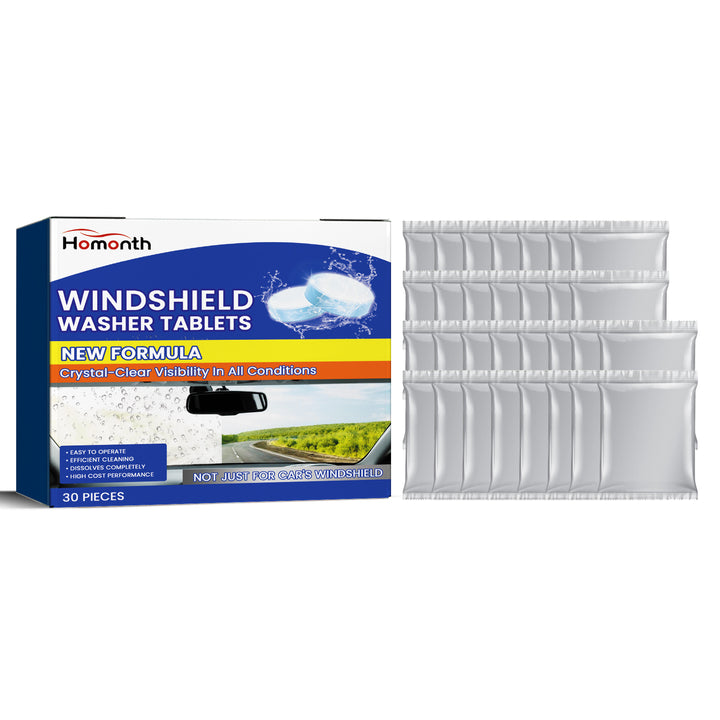 Windshield Washer Tablets for Crystal-Clear Visibility