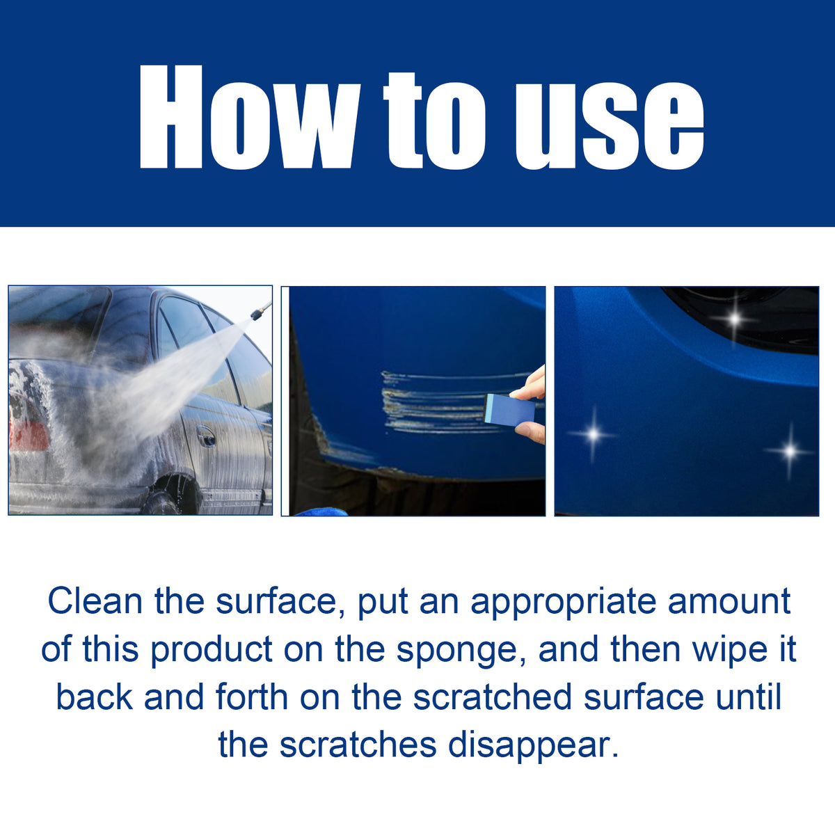 Car Scratch Repair Cream for Swirl Marks and Shine