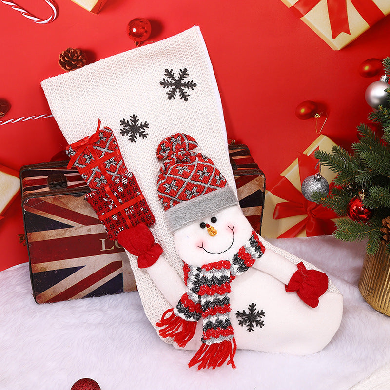 Christmas Stocking Set: 3 Festive Holiday Gift Holders