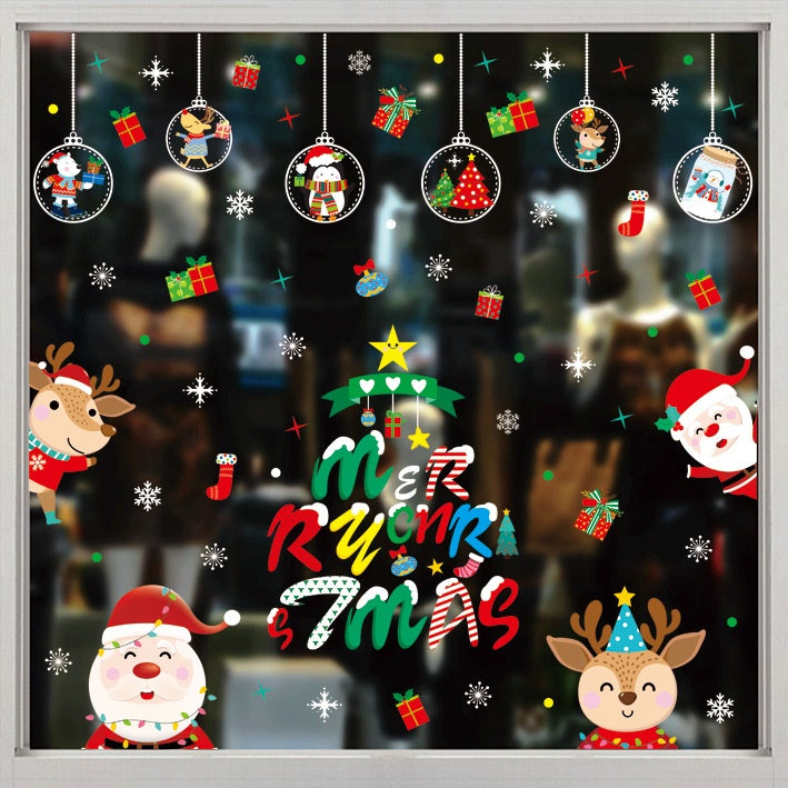 Christmas Window Cling Stickers for Festive Displays