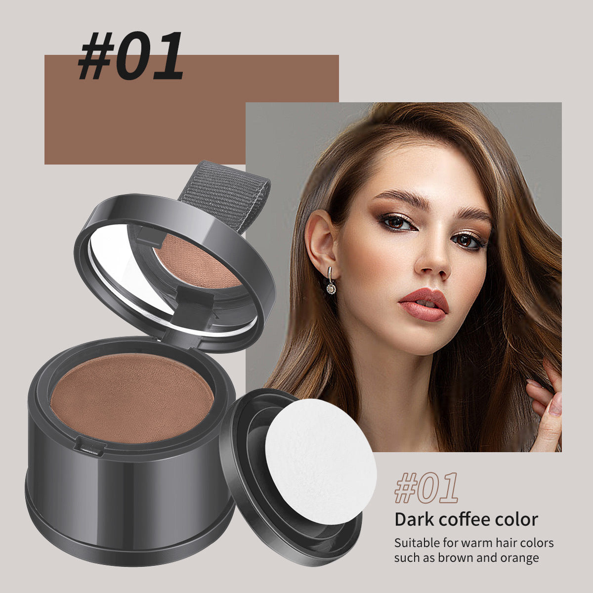 Waterproof Hairline Powder for Fuller-Looking Edges