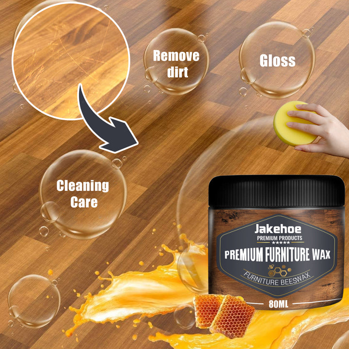 Beeswax Furniture Wax for Wood Cleaning and Lasting Shine