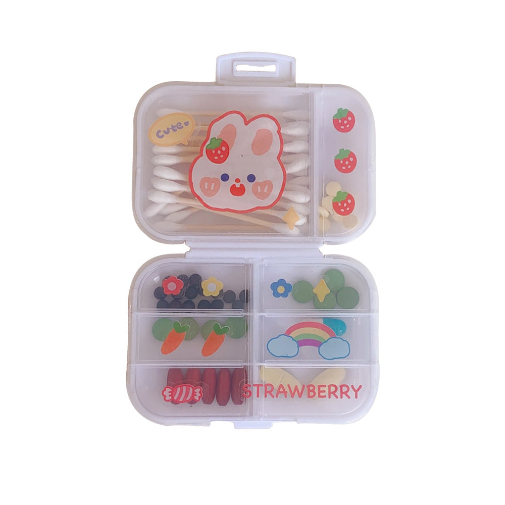 Travel Pill Organizer Case with Separate Compartments