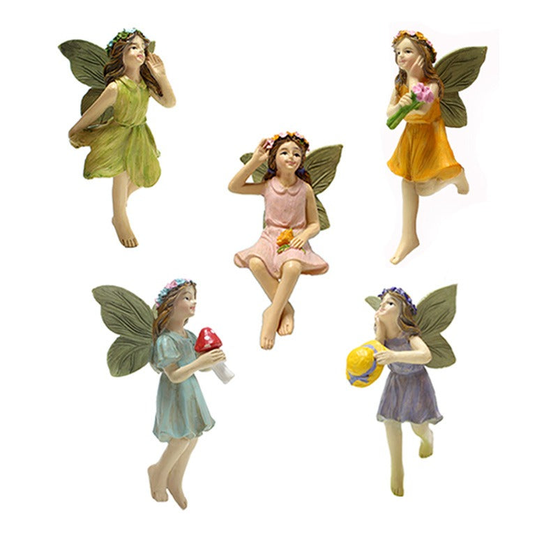 Fairy Garden Resin Figurines for Plants, Pots & Glass