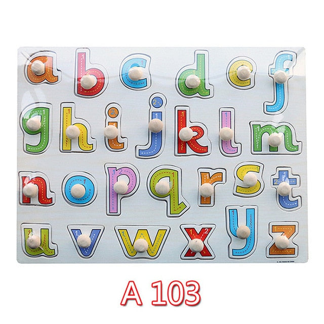 Wooden Learning Puzzle Set for Toddler Skill Building