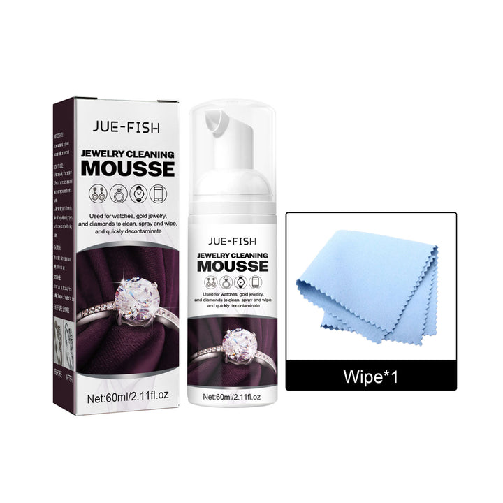 Jewelry Cleaning Mousse for Brighter Gold Jewelry Care