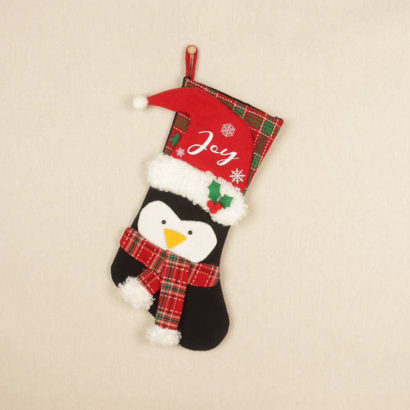 Christmas Stocking Gift Bags, 3-Piece Character Set