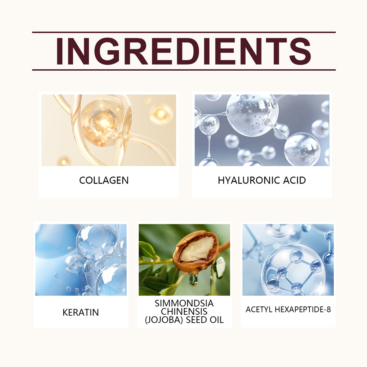Leave-In Hair Mask for Heat Protection and Frizz