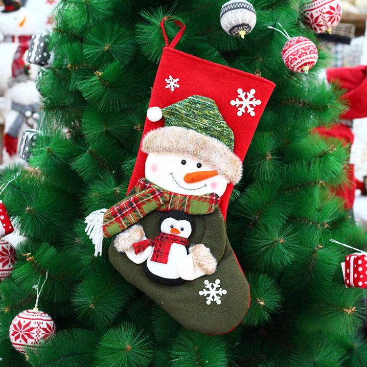 Christmas Stockings With Plush Character Gift Details