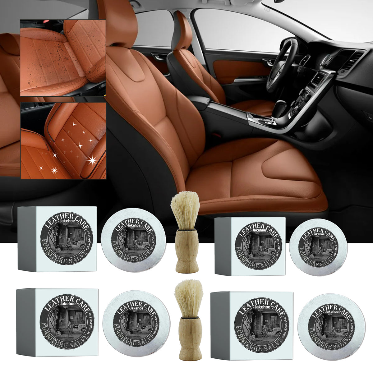 Leather Salve for Furniture & Shoes | Care & Shine