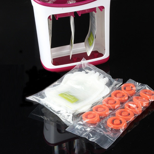 Baby Food Pouch Filler for Organized Homemade Portions