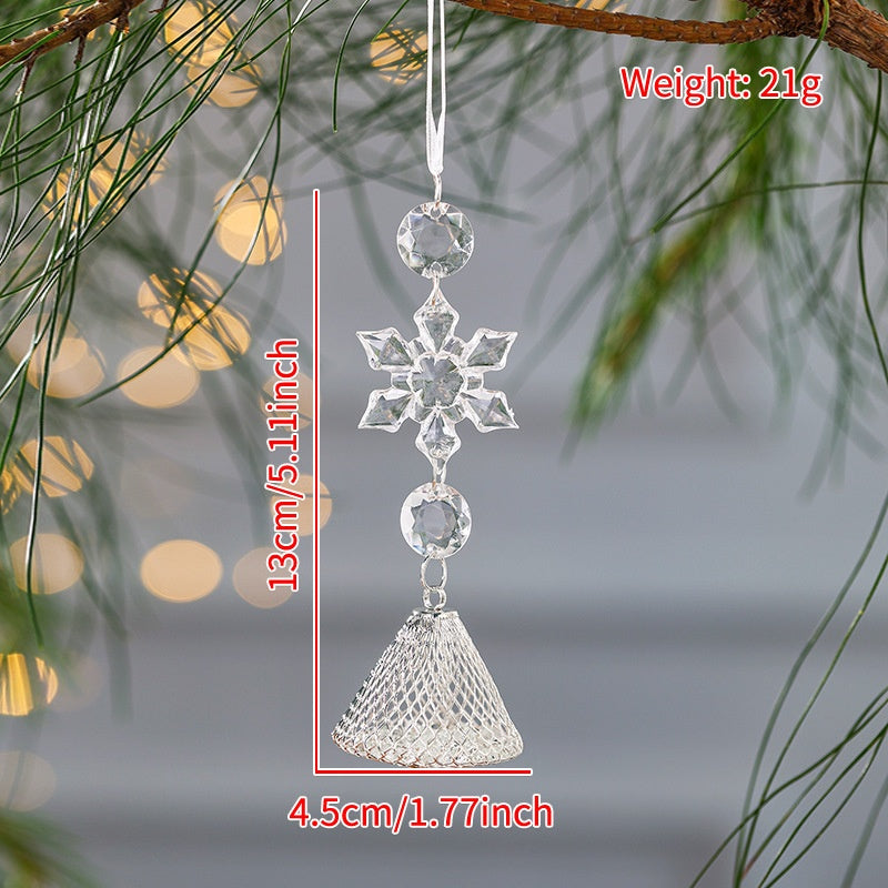 Crystal Christmas Tree Ornaments | Winter Sparkle