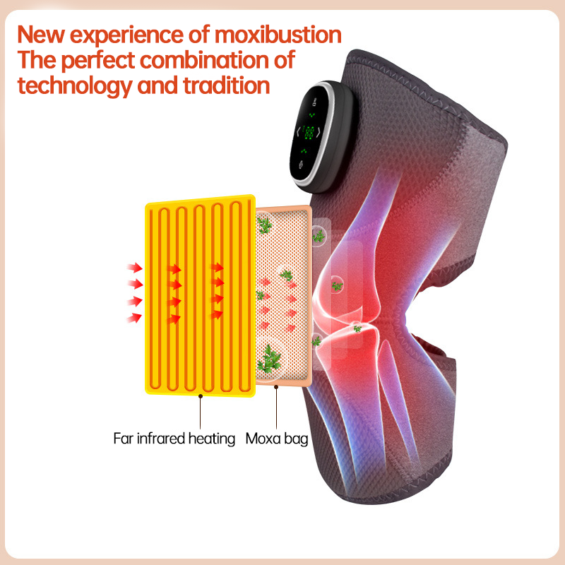 Heated Knee Brace Wrap — Far-Infrared Pain Relief
