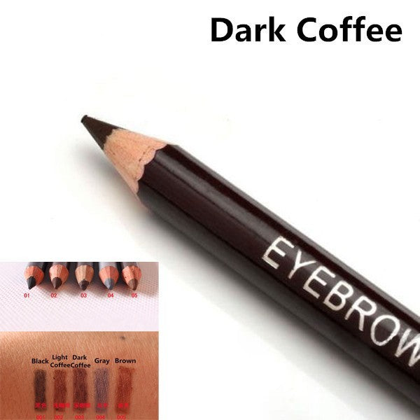 Waterproof Eyebrow Pencil with Spoolie for Defined Brows