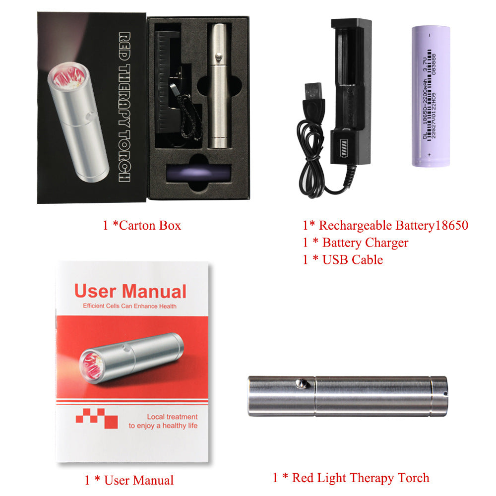 Red Light Therapy Flashlight — Clinical-Grade Anti-Aging