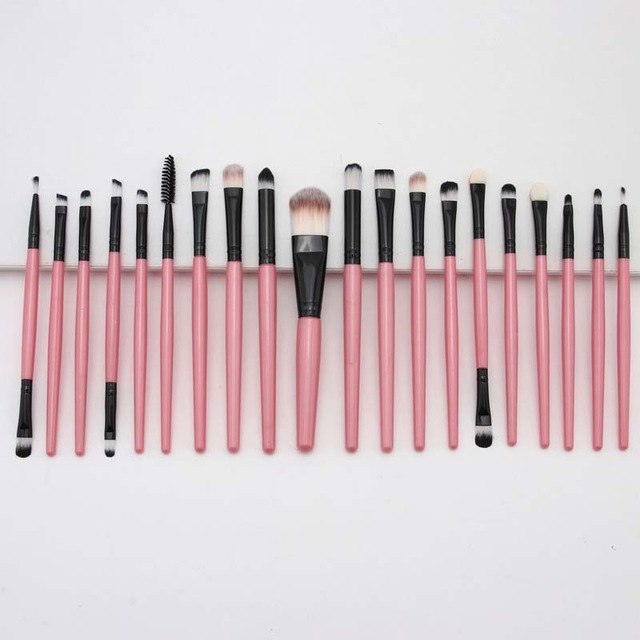 20‑Piece Makeup Brush Set — Complete Face &amp; Eye Kit