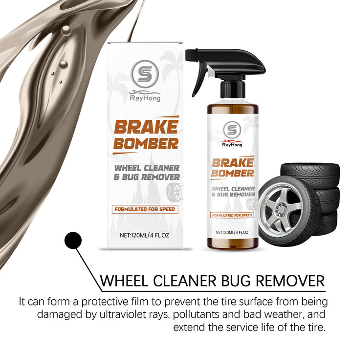 Car Wheel Cleaner Spray for Fast Tire Care & Shine