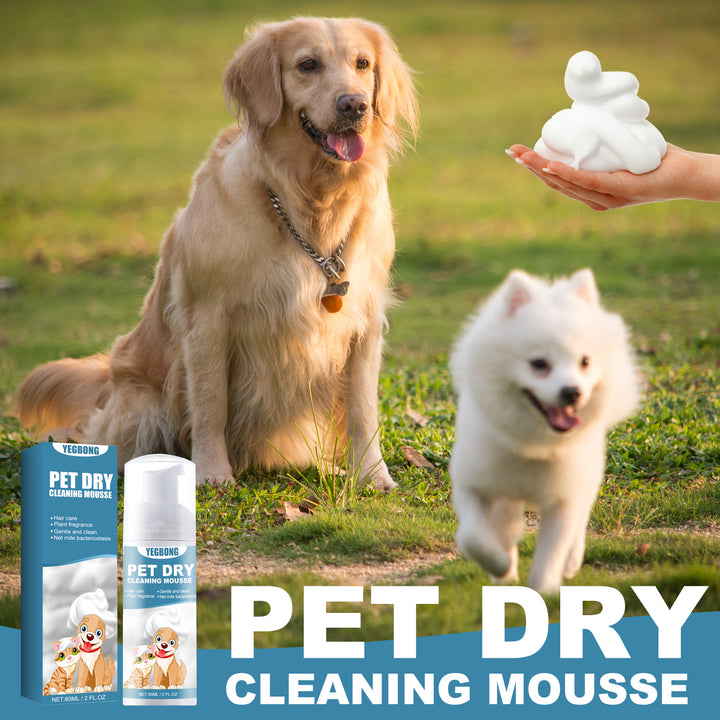 Waterless Pet Cleanser Mousse for Fresh, Clean Coats