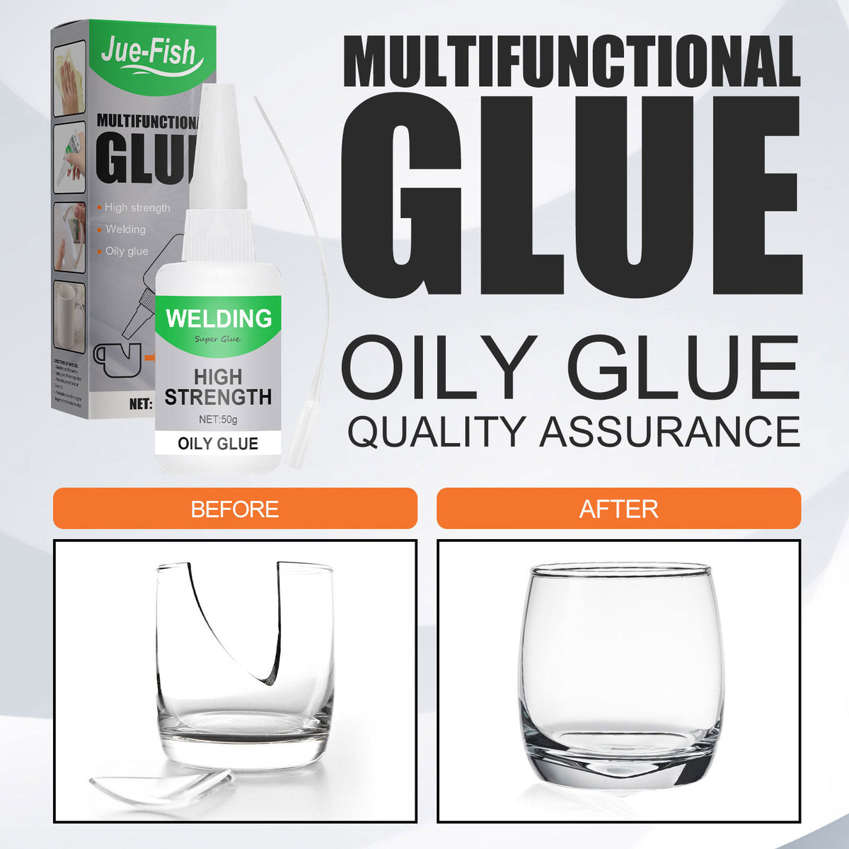 Multi-Surface Ceramic Glue for Strong Quick Repairs