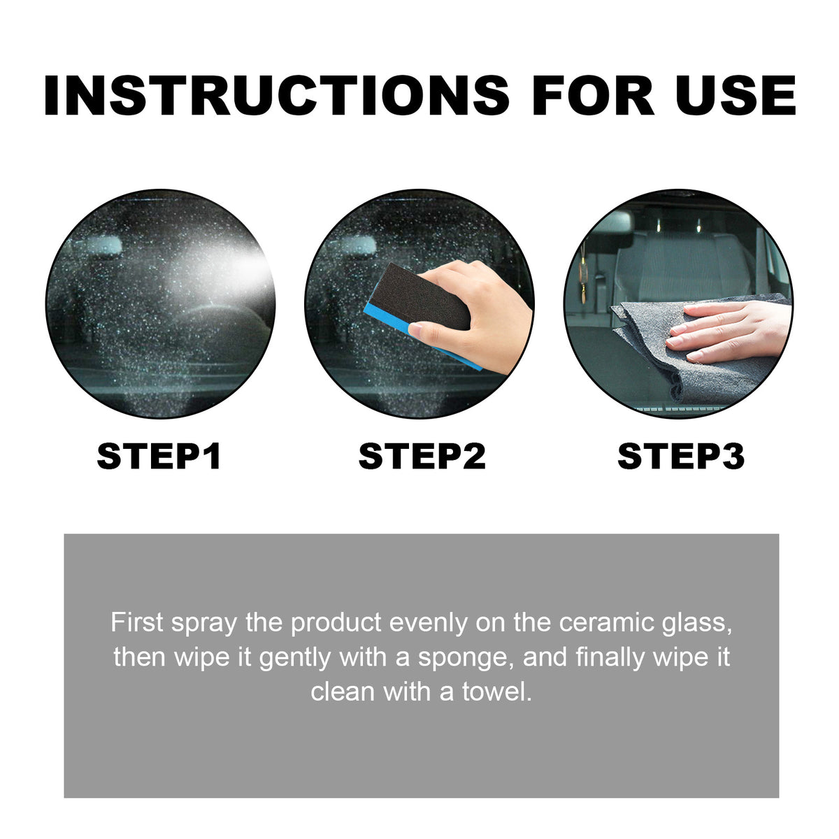 Ceramic Glass Coating for Clearer Car Windows & Shine