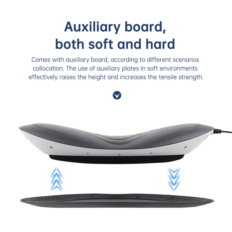 Lumbar Traction Massager — 10cm Stretch & Heat for Back Pain