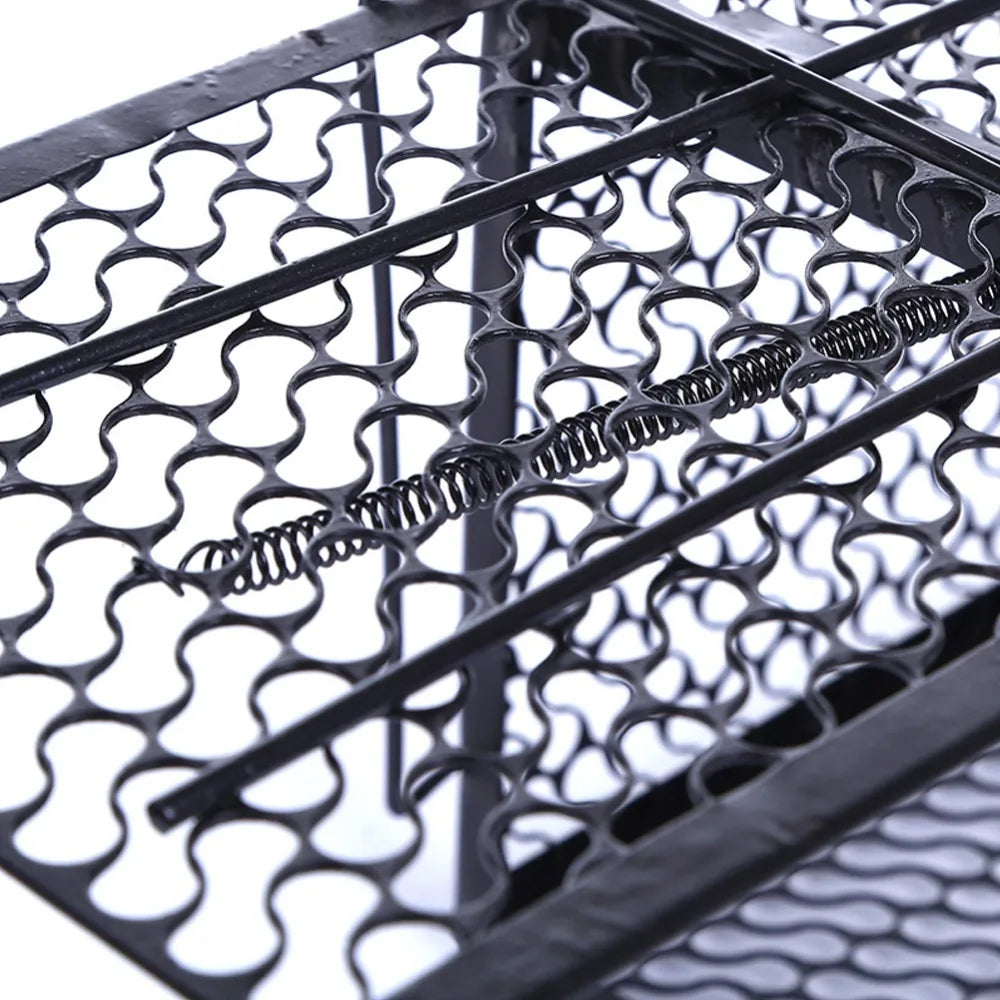 Self-Locking Live Mouse Trap Cage: Catch Mice & Rats