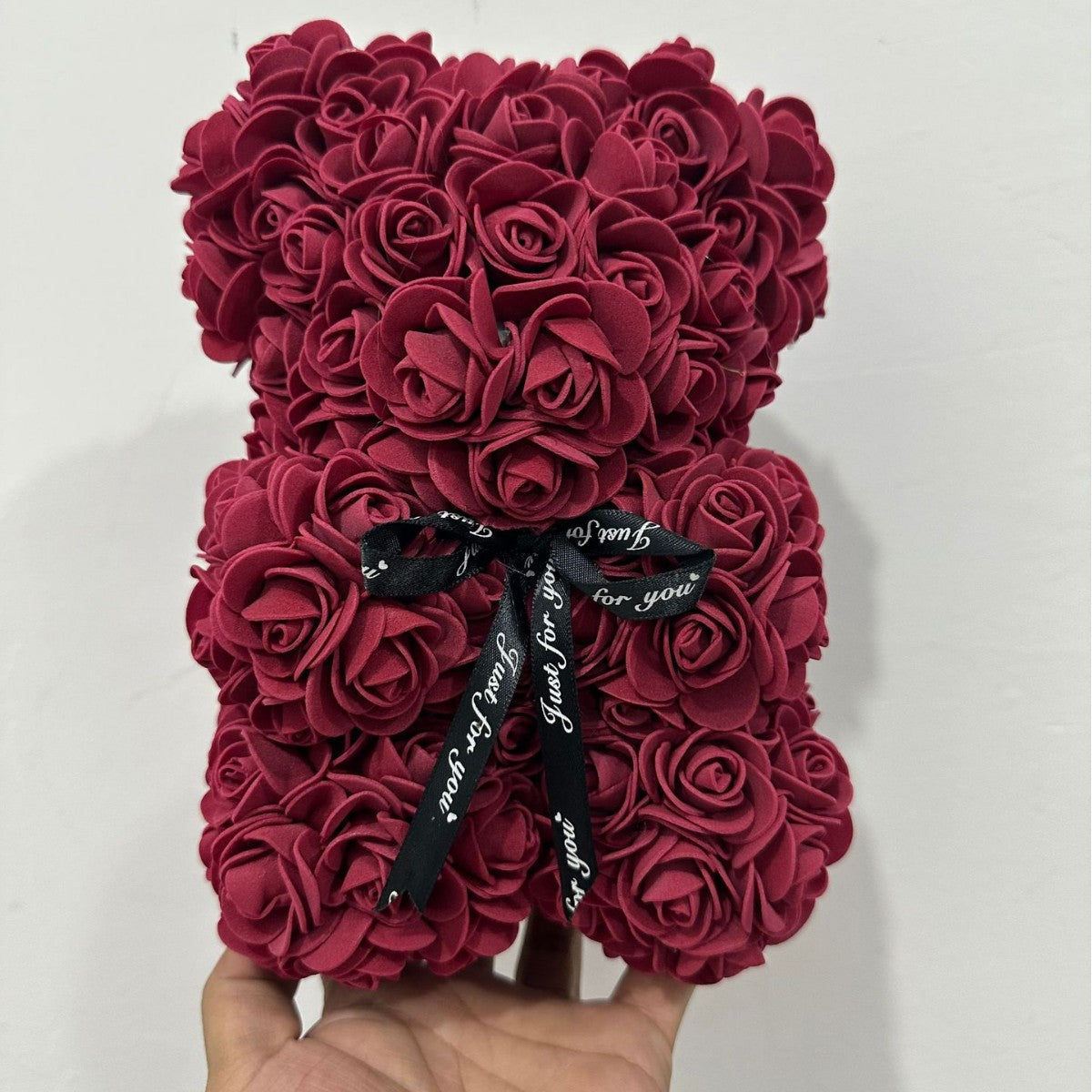 Rose Bear Gift 25cm for Lasting Romantic Keepsakes