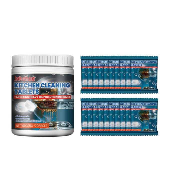 Kitchen Cleaning Tablets for Stubborn Grease & Oil