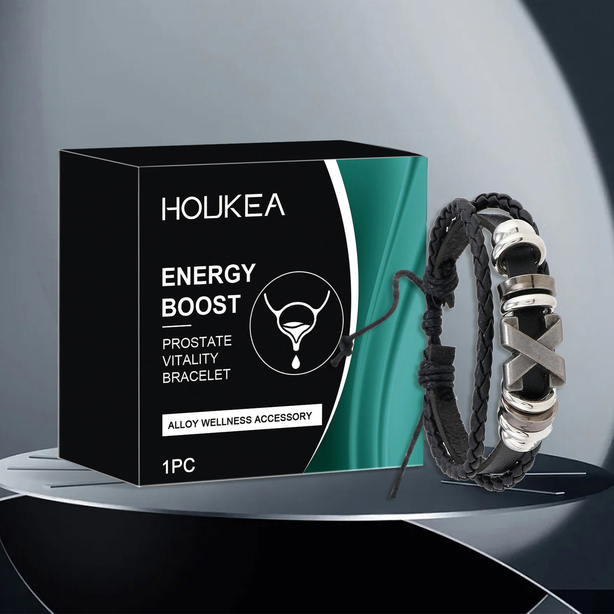 Men's Wellness Bracelet for Everyday Comfort & Style