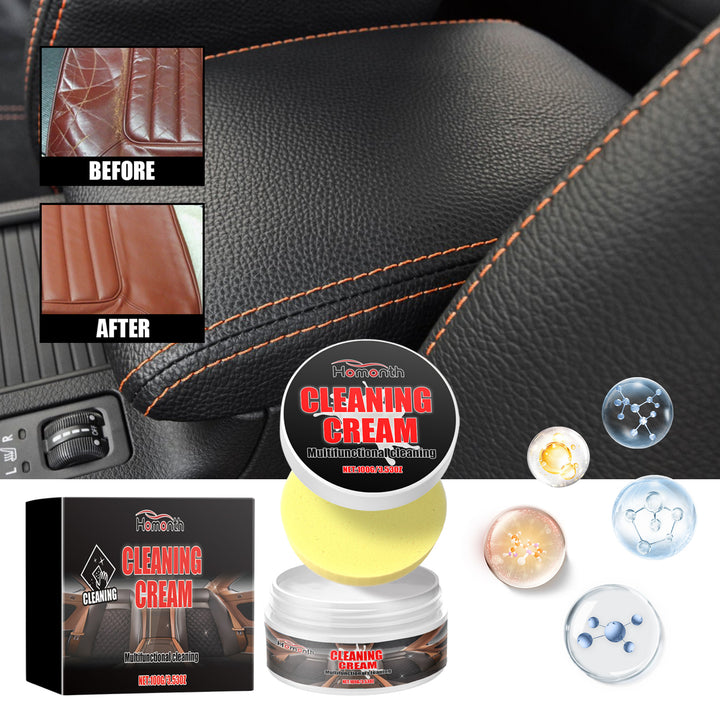 Leather Cleaning Cream for Brighter, Cleaner Surfaces