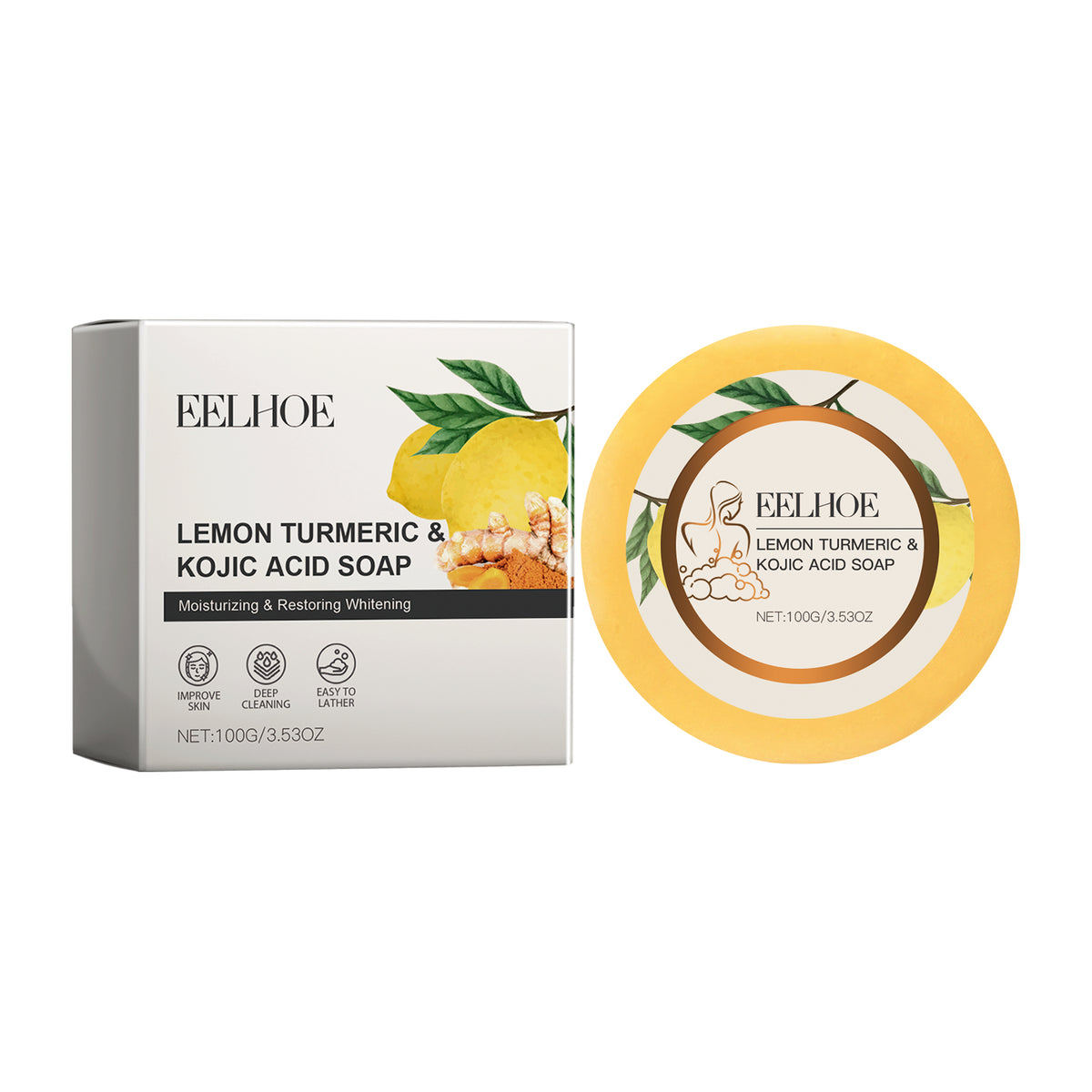 Lemon Turmeric Face Soap – Gentle Daily Brightening Cleanser