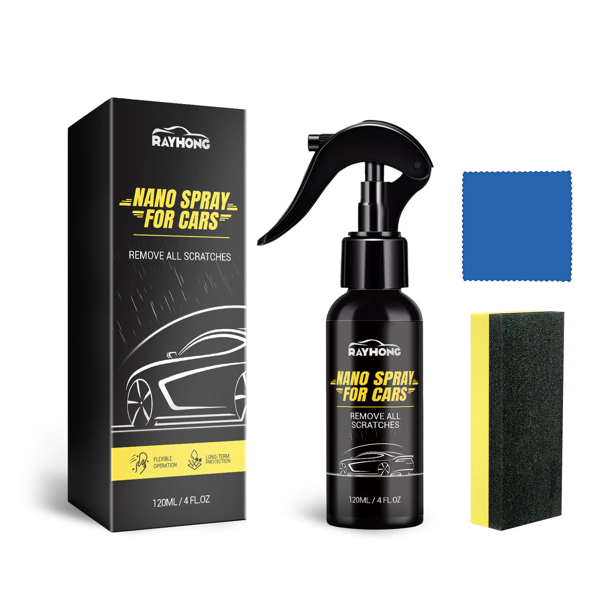Car Ceramic Coating Spray for Glossy Paint Protection
