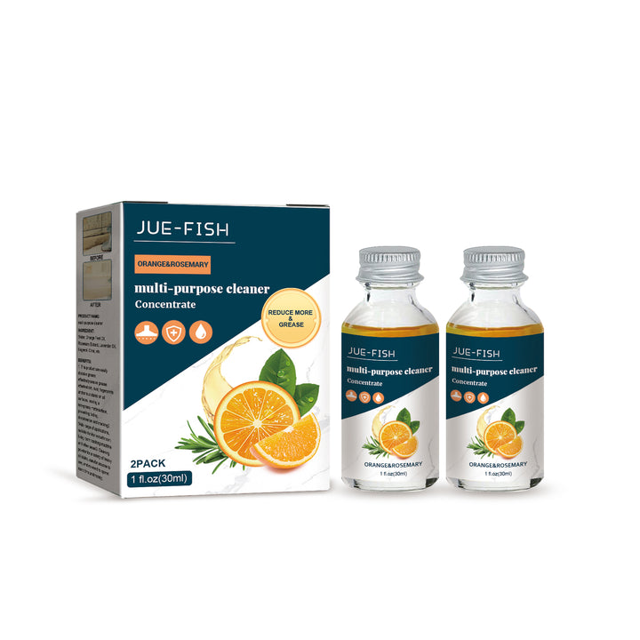 Kitchen Grease Remover Concentrate, Orange-Powered 2-Pack