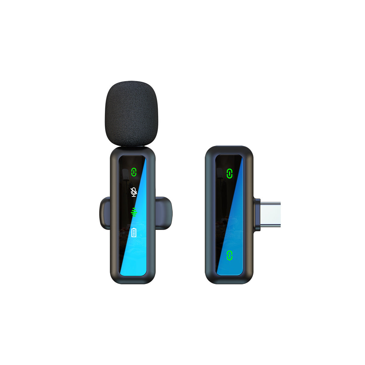 Wireless Lapel Microphone for Streaming and Vlogging