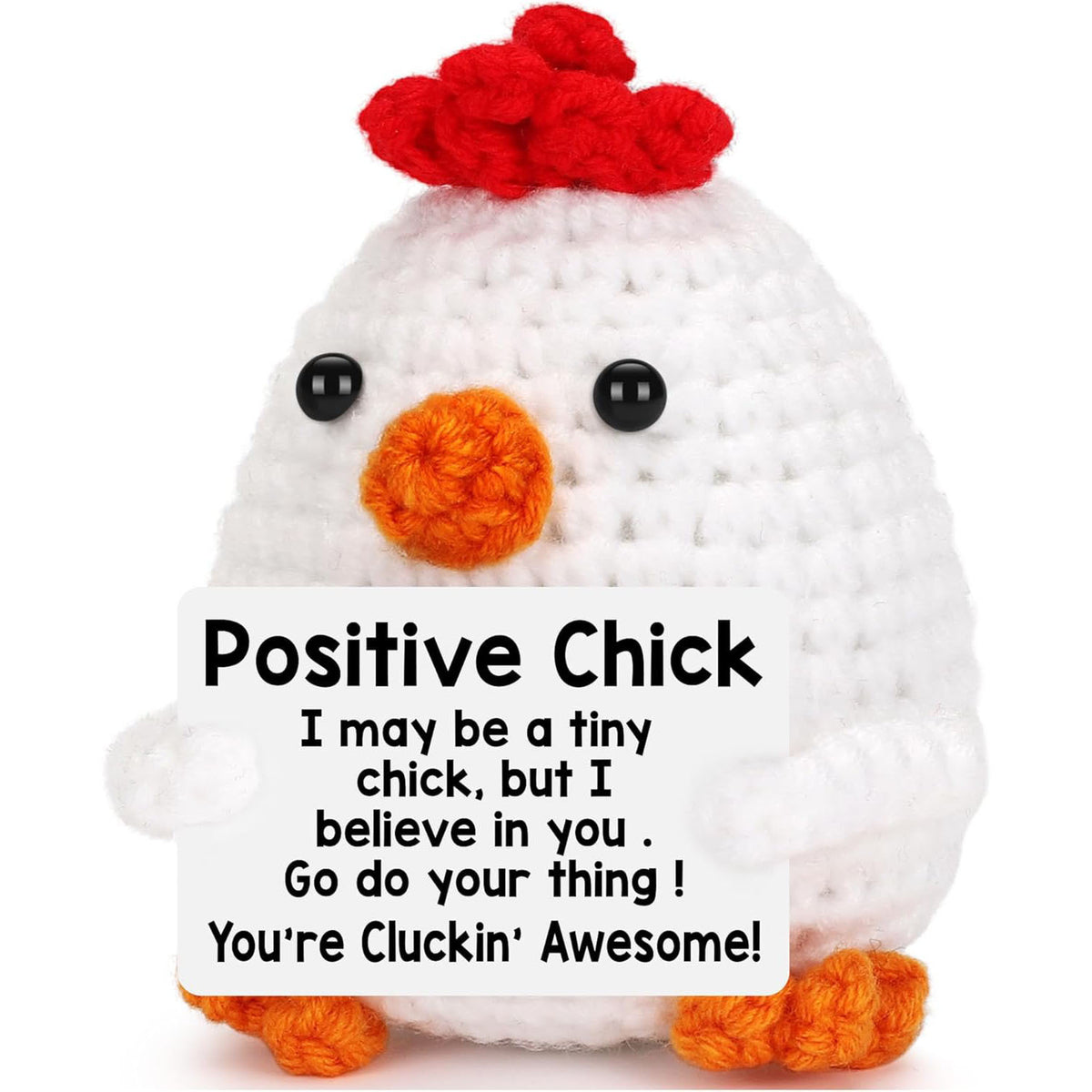 Positive Penguin Plush Toy for Cheerful Desk Decor