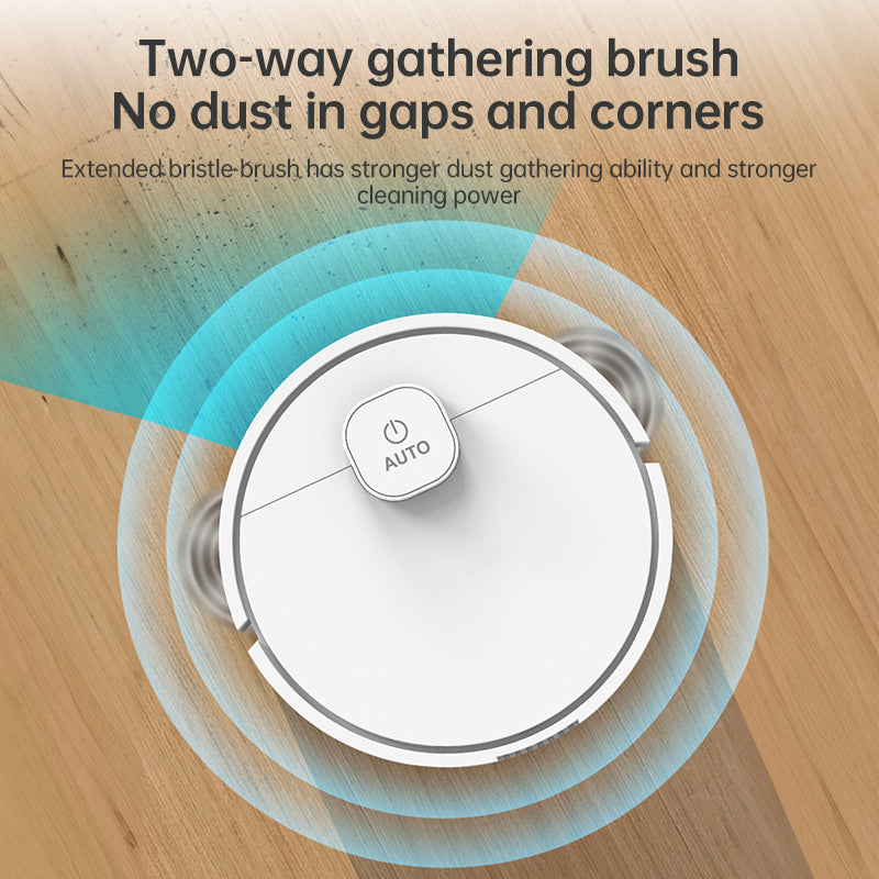 3-in-1 Robot Vacuum: 1000Pa Auto-Clean for Pet Hair