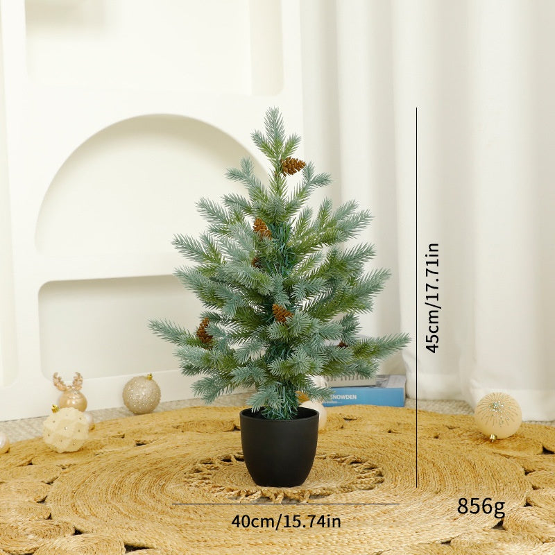 Potted Christmas Tree Decoration for Instant Cheer