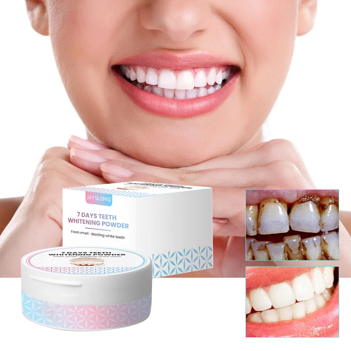 7-Day Tooth Whitening Powder for a Brighter-Looking Smile