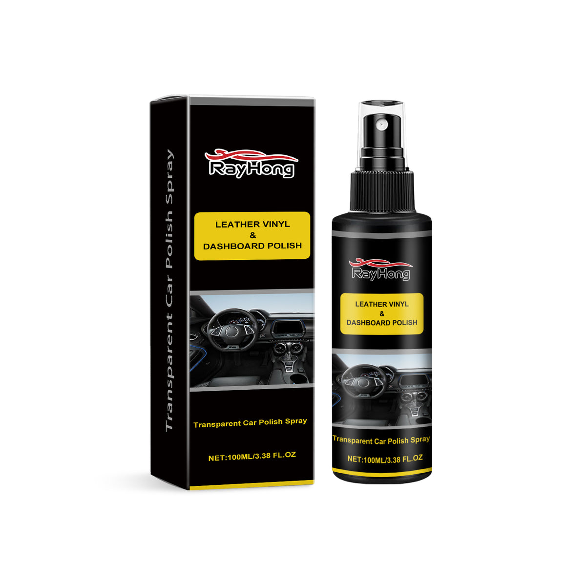 Auto Polishing Spray for Glossy Paint & UV Protection