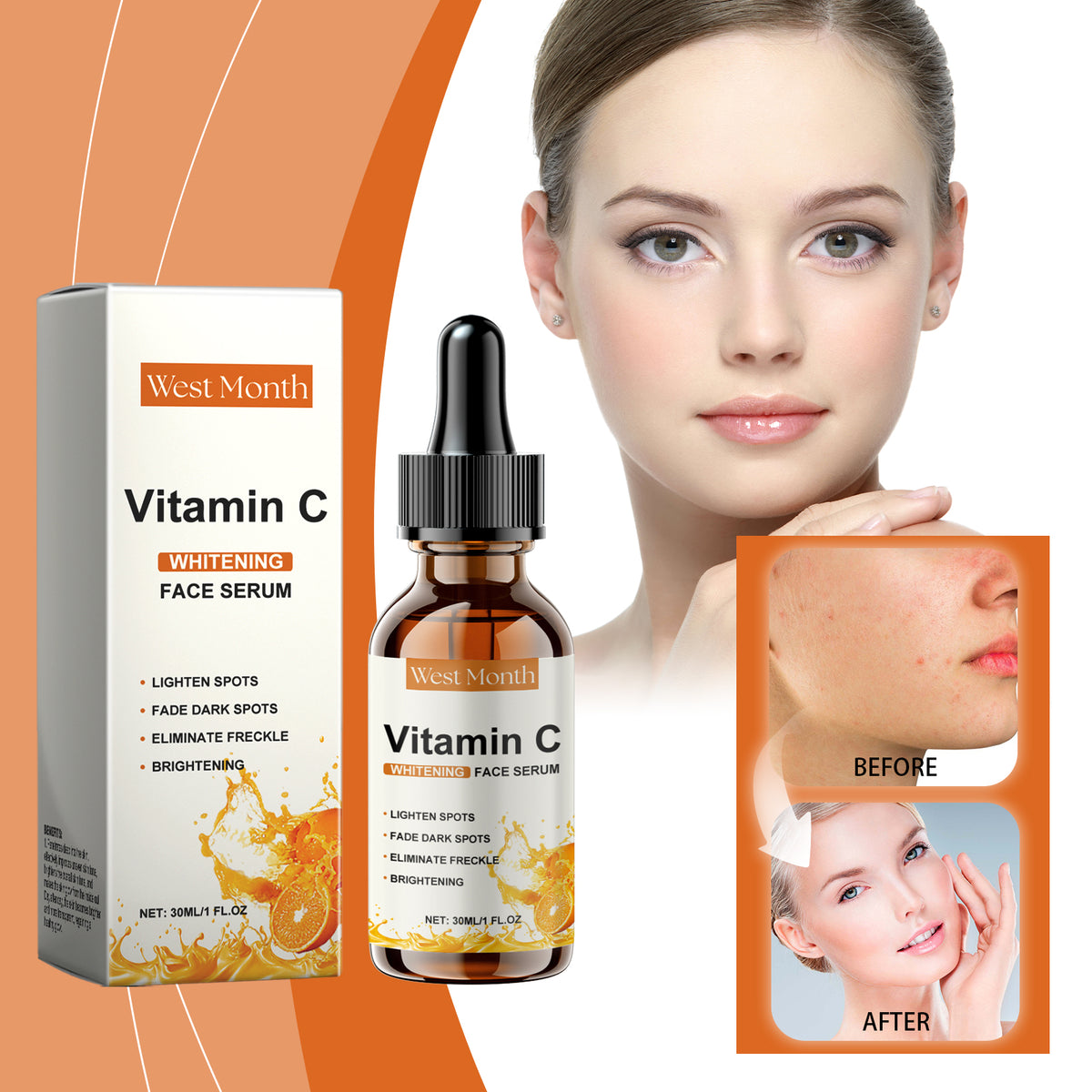 Vitamin C Face Serum – Brighten, Firm & Hydrate Skin