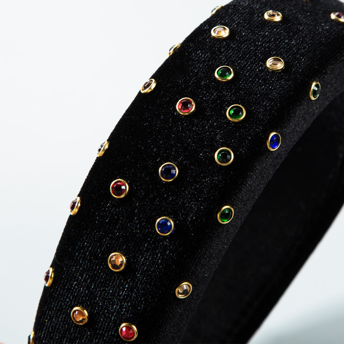 Wide Padded Velvet Headband for Instant Polished Style