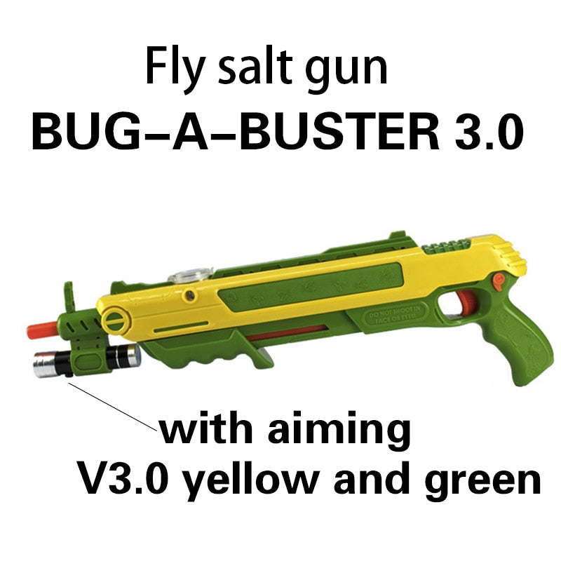 Salt Gun Bug Blaster for Close-Range Indoor Fly Control