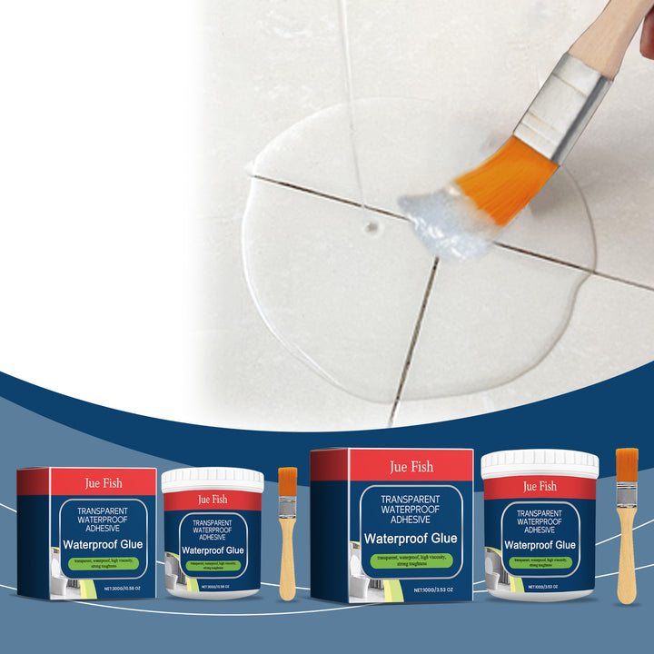 Transparent Waterproof Tile Repair Adhesive, 100g for Leaks