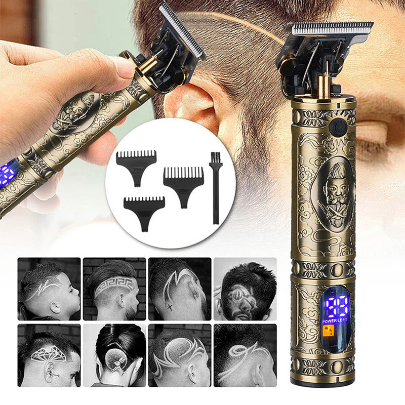 Metal Hair Clipper Set for Precise Home Grooming Control