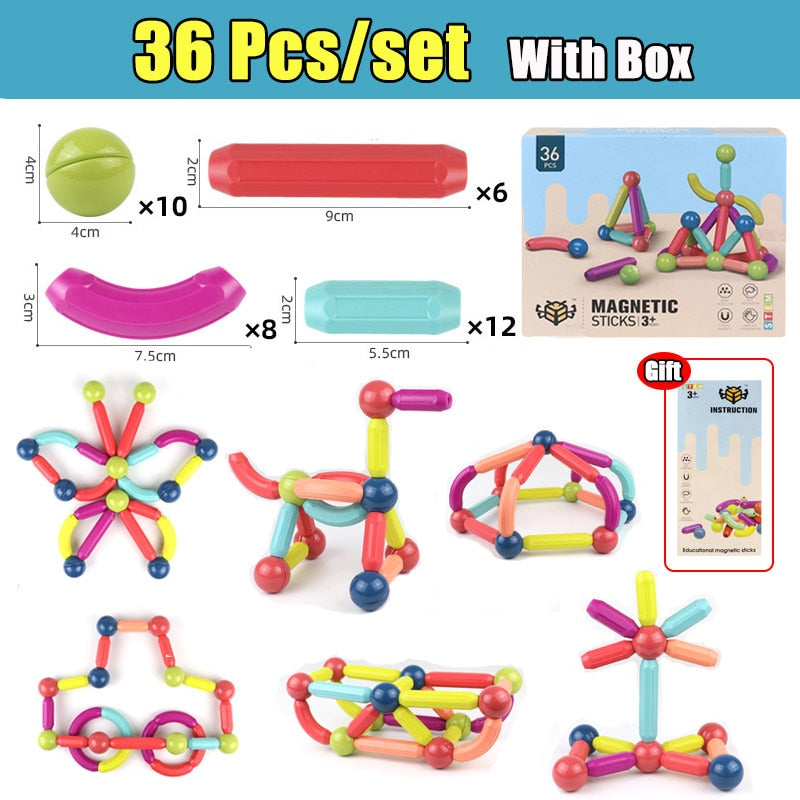 Magnetic Building Blocks for Creative STEM Construction