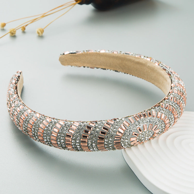 Crystal Hair Hoop for Elegant Occasion Hair Styles