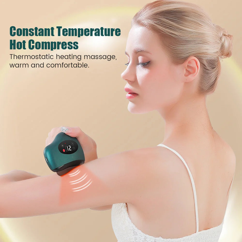 Guasha Heated Stone Face Massager — Lift & Firm Skin