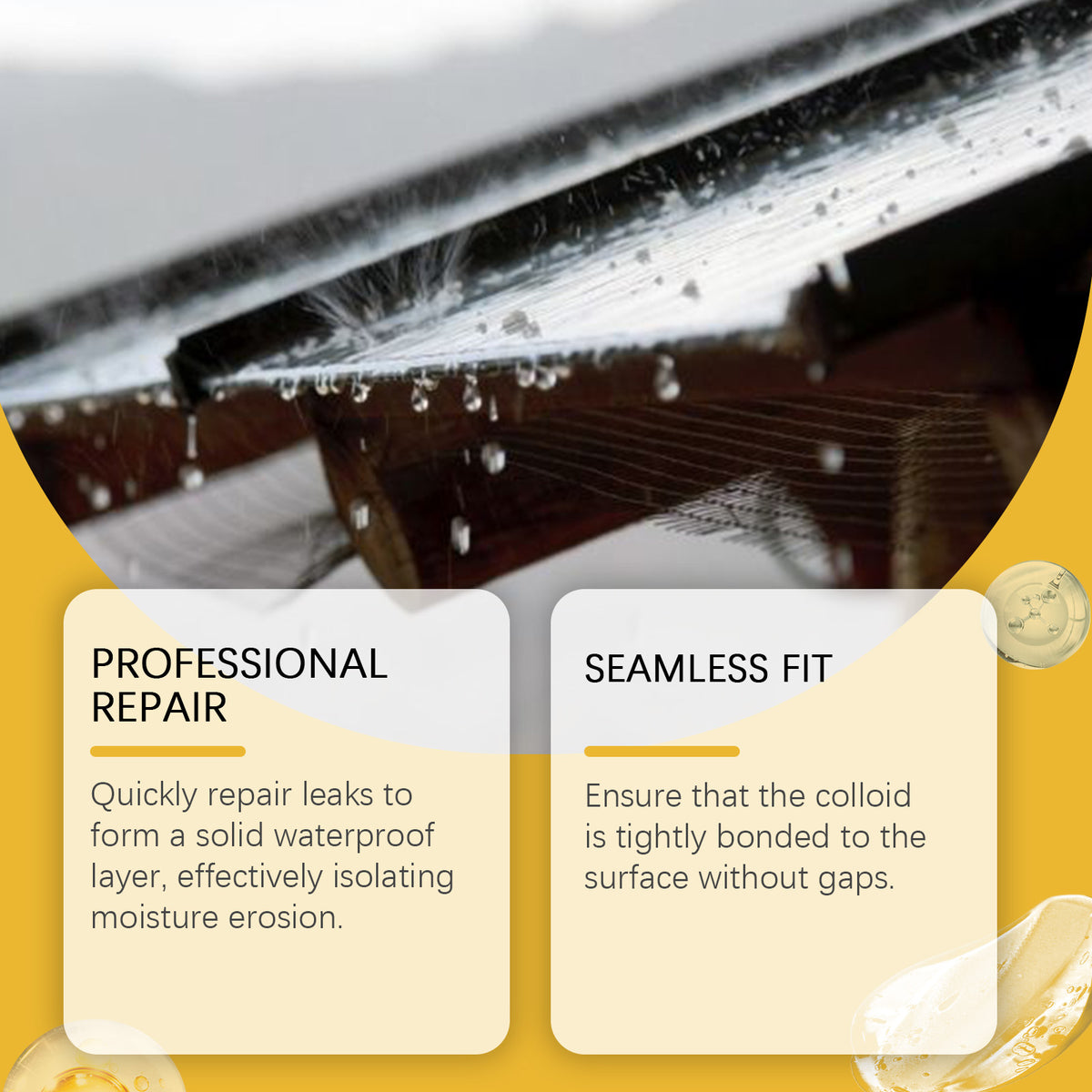 Transparent Waterproof Coating Glue for Leak Repair