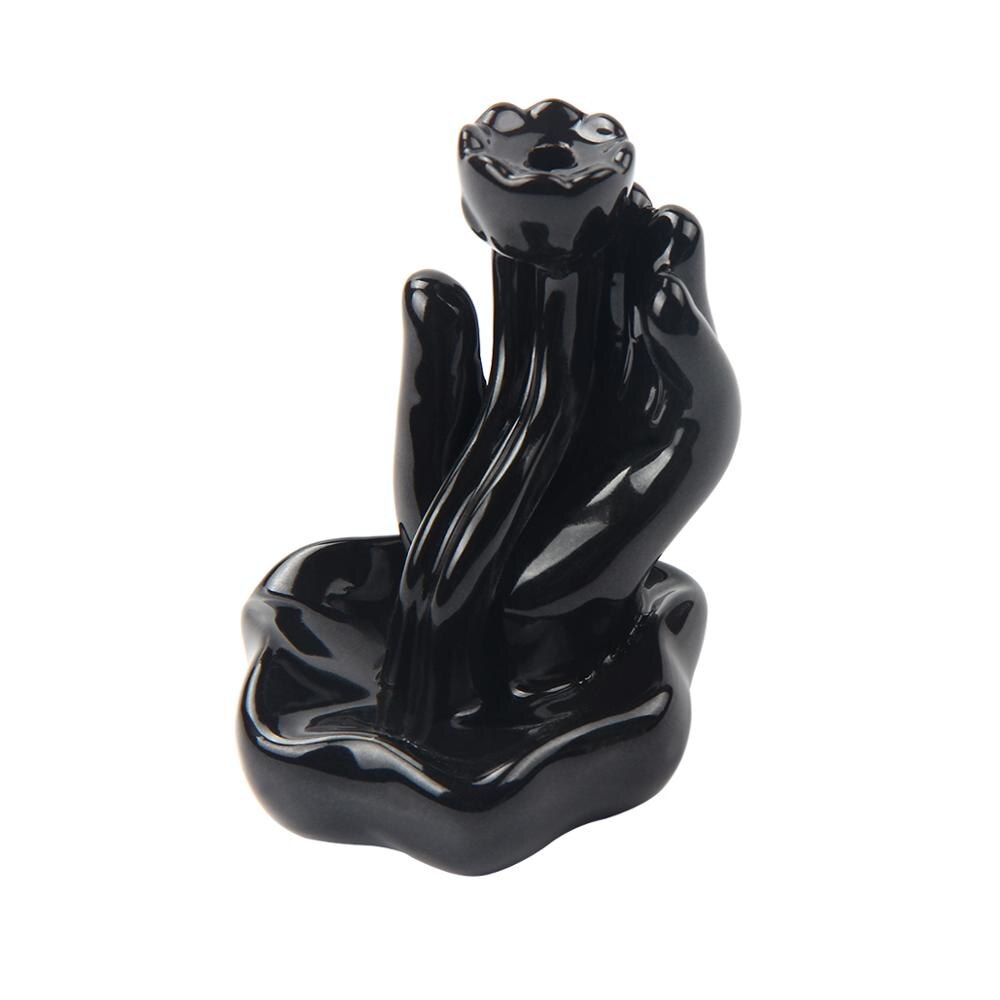 Ceramic Backflow Incense Burner for Waterfall Smoke